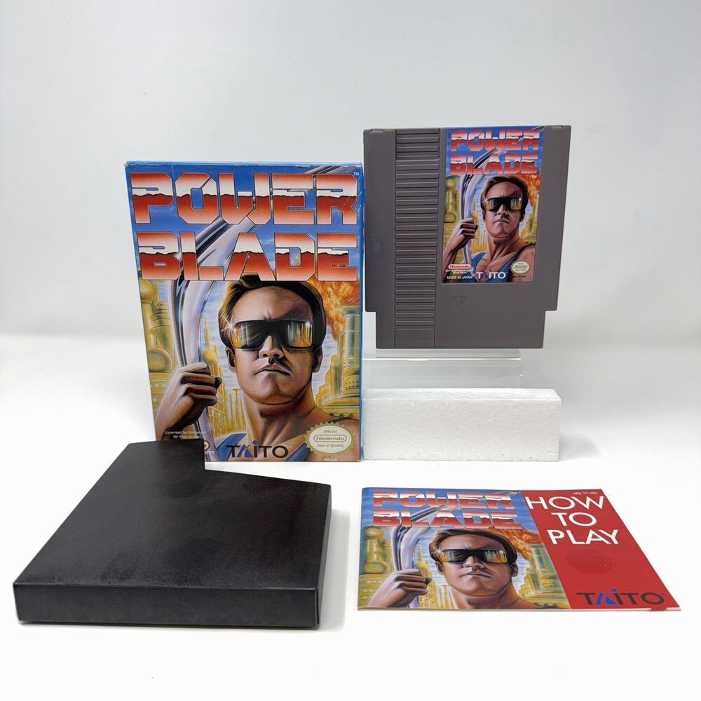 Power Blade Nintendo Entertainment System NES 1991 Complete CIB Tested